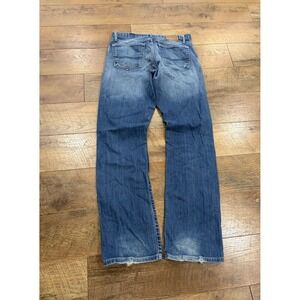 Vintage Y2k Quiksilver Straight Fit Jeans 33x33.5 Blue Denim Grunge Surf